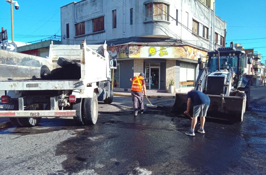 Se normaliza la circulación en calles céntricas
