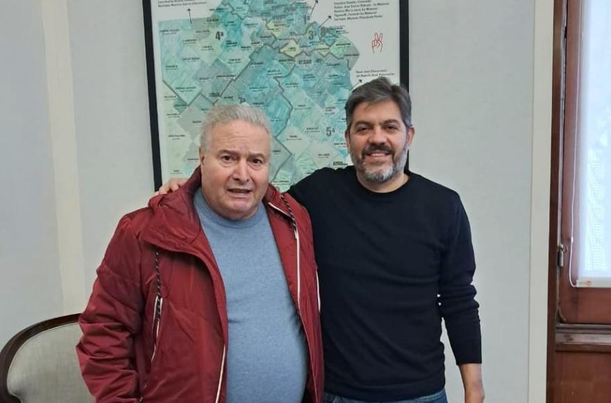 El intendente se reunió con el ministro de Gobierno, Carlos Bianco.
