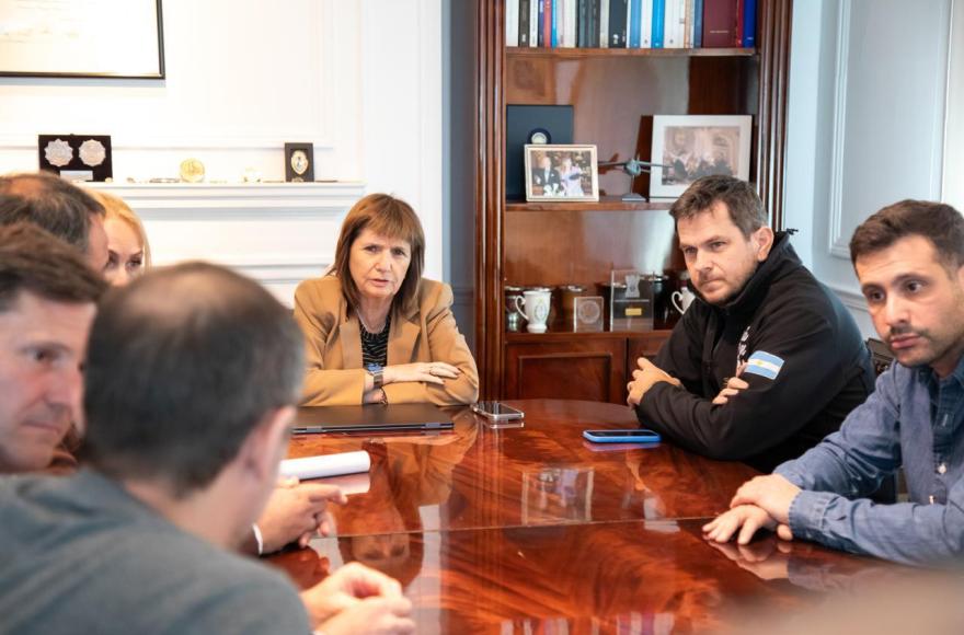 Camilo Alessandro mantuvo un encuentro con Patricia Bullrich.