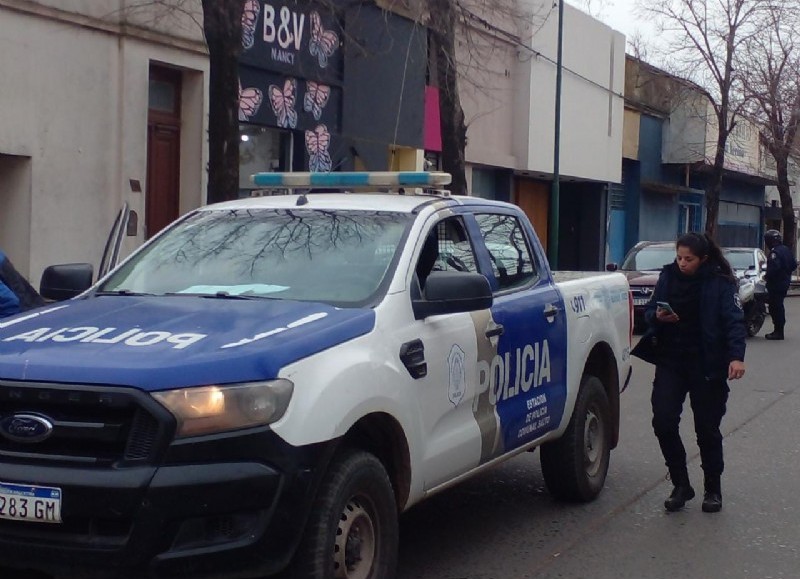 Intervención policial.