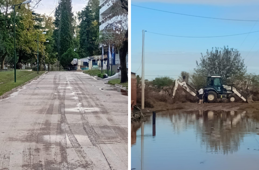 La limpieza de los barrios afectados es fundamental para la vuelta a los hogares.