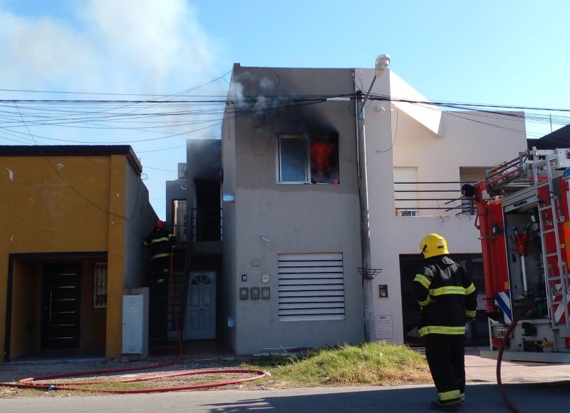 Revuelo en el barrio.