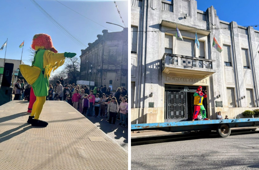 Hubo shows para los más chicos.