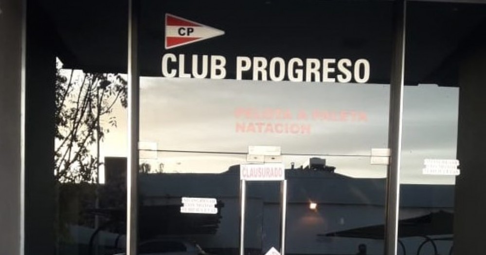 Clausura del Club Progreso.
