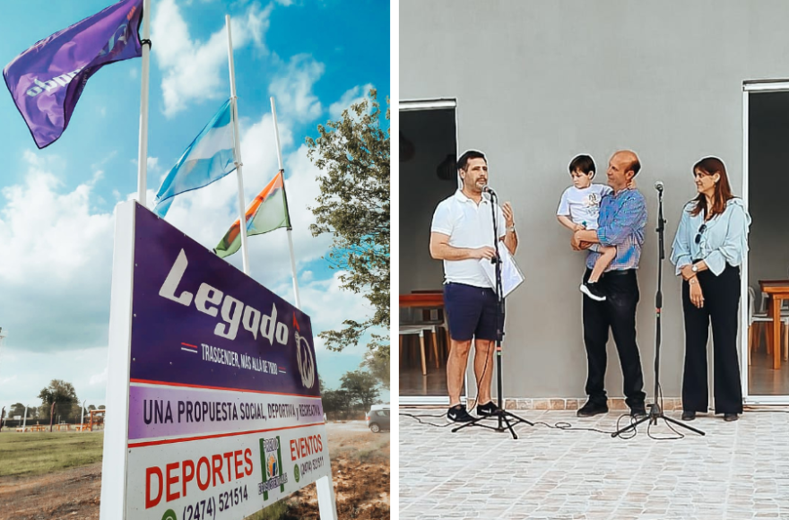 Camilo Alessandro estuvo presente en el acto.
