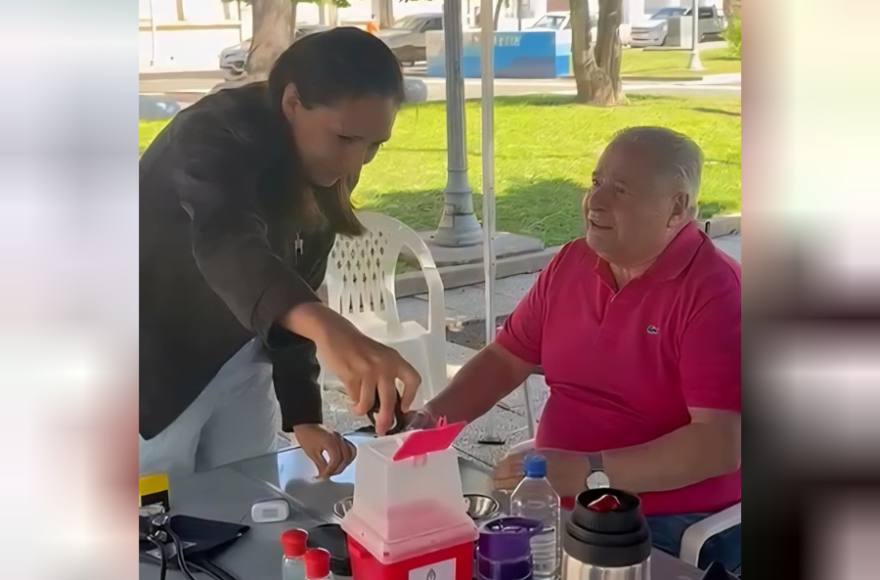 El equipo de Salud municipal realizó una jornada abierta de prevención y promoción por el Día Mundial de la Diabetes.