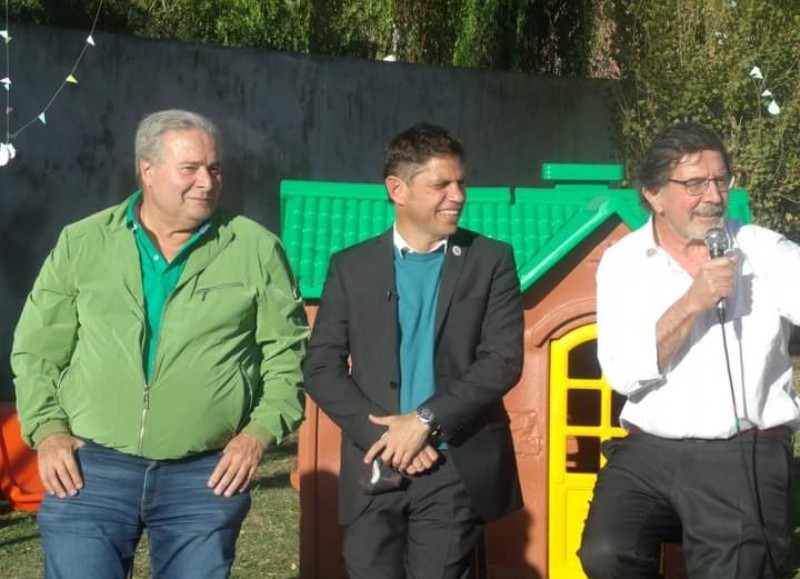 Ricardo Alessandro, Axel Kicillof y Alberto Sileoni.