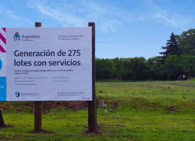 Resaltaron que la construcción será en lotes que cuenten con los servicios esenciales para los vecinos.