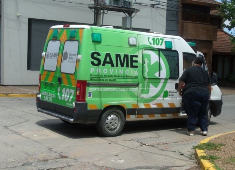 El muchacho terminó siendo trasladado al hospital local.