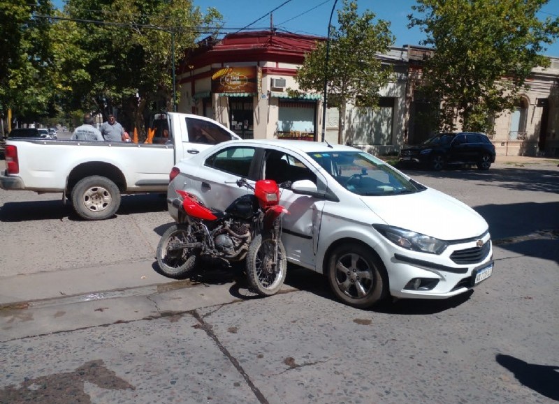 Siniestro en pleno centro.