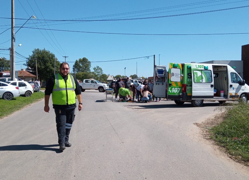 Despliegue de agentes de Tránsito.