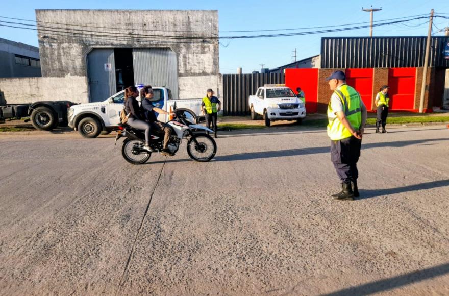 Las fuerzas de seguridad llevaron a cabo un importante despliegue operativo durante la jornada de este martes.