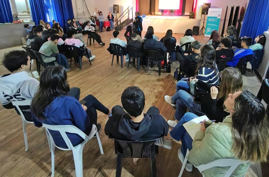 Participaron estudiantes, docentes y directivos de las escuelas secundarias N°5, N°6, N°7 y N°8.