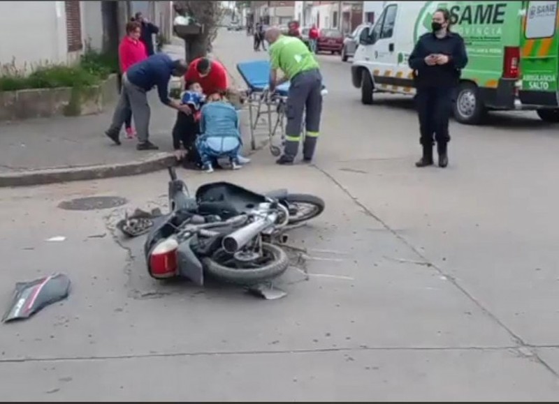 Intervención de Tránsito y de la Policía Comunal.