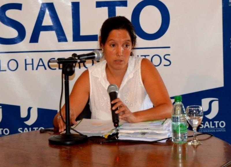 Rueda de prensa de María Andrea Álvarez.