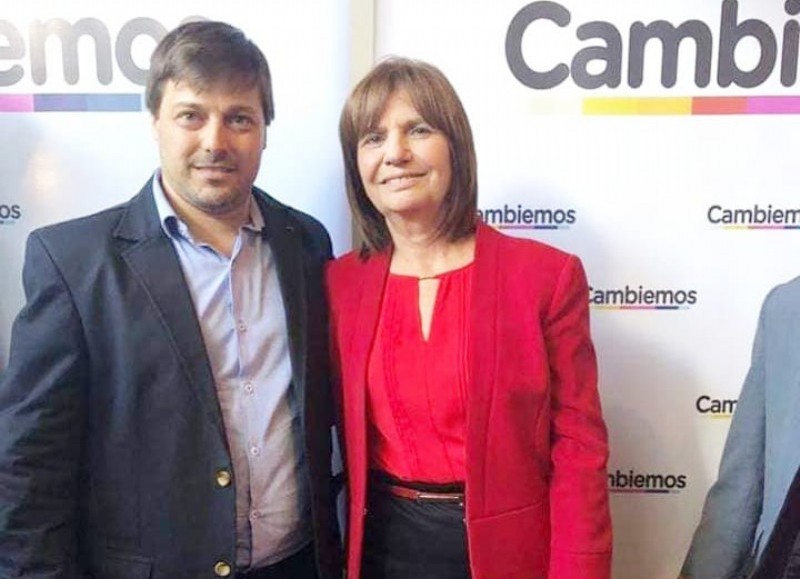 Daniel Arimay y Patricia Bullrich.