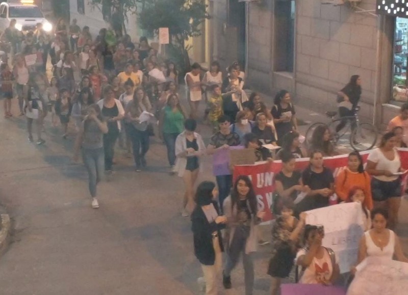 La manifestación a nivel local.