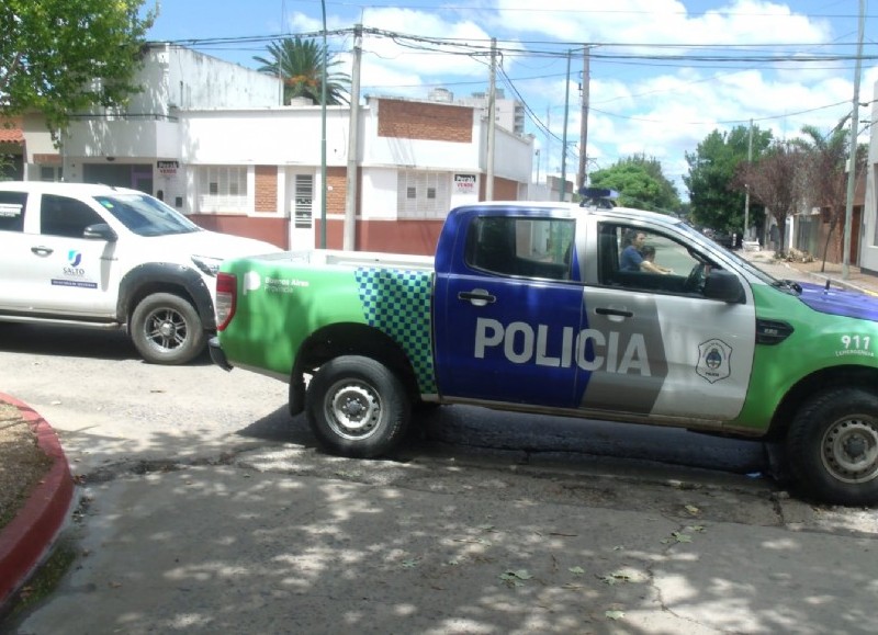 Intervención policial.