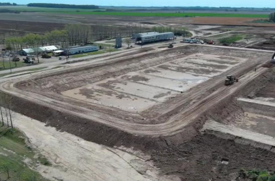 Difunden imágenes aéreas de la obra en la planta de residuos