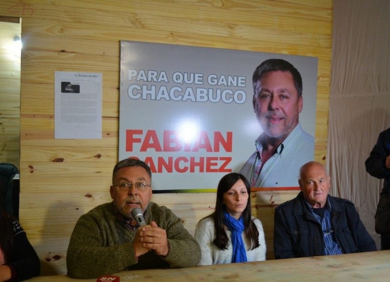 Fabián Sánchez, presidente del partido Nueva Dirigencia de Chacabuco. 