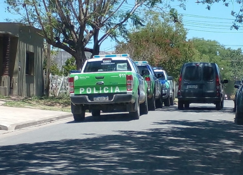 Intervención policial.