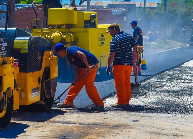 Se culminará con un total de 65 cuadras pavimentadas desde el inicio de la gestión.