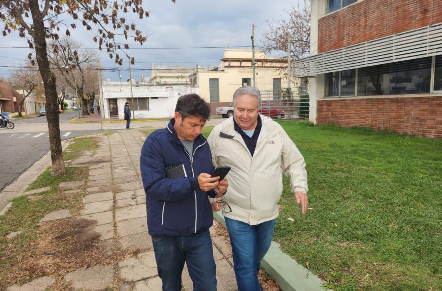 Axel Kicillof y Ricardo Alessandro.