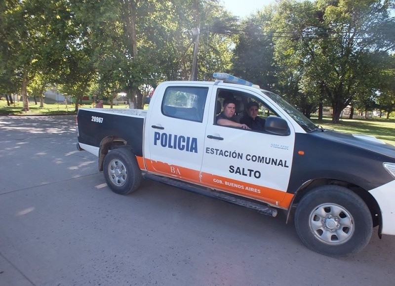 Intervención policial.