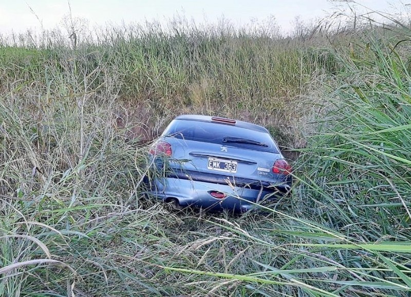 Así quedó el Peugeot 206.