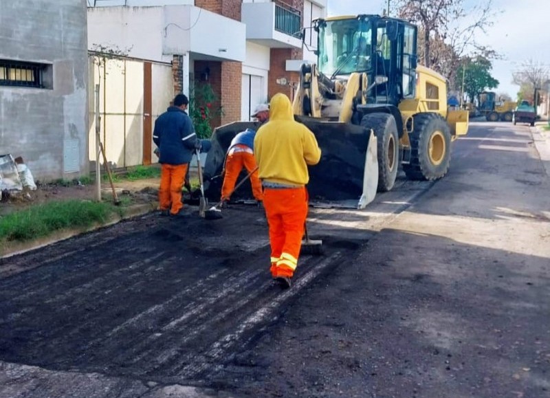 Labores en calle Maipú