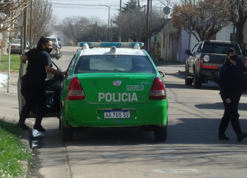 Intervención policial.