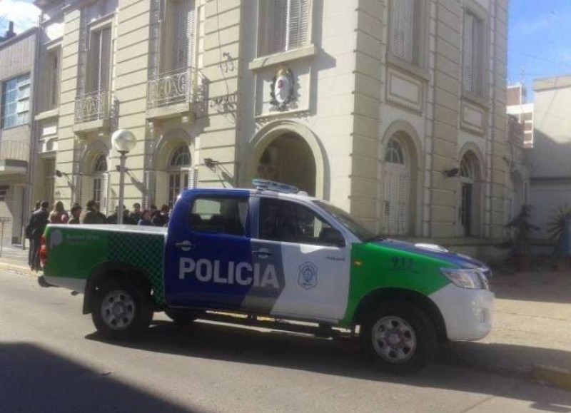 Intervención policial.