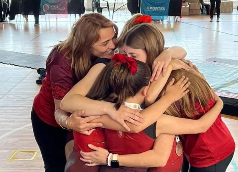 Las chicas de gimnasia artística.