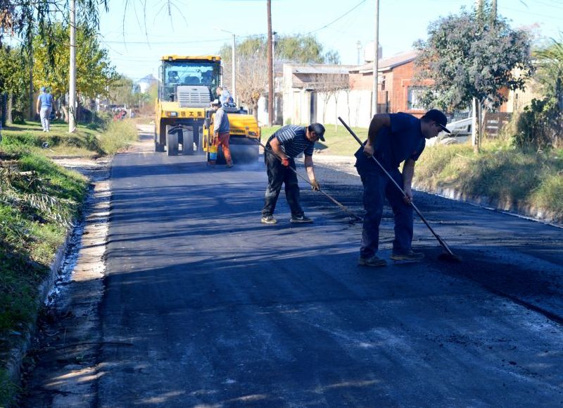 Labores en Barrio Retiro.