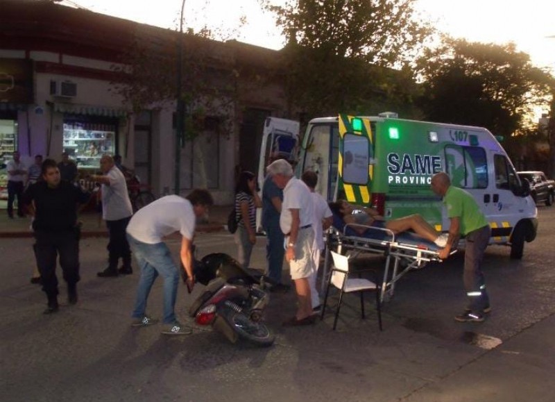 Intervención de los servicios de emergencia.