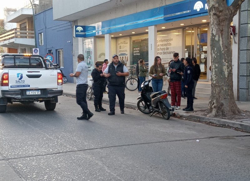 Afortunadamente no hubo heridos.