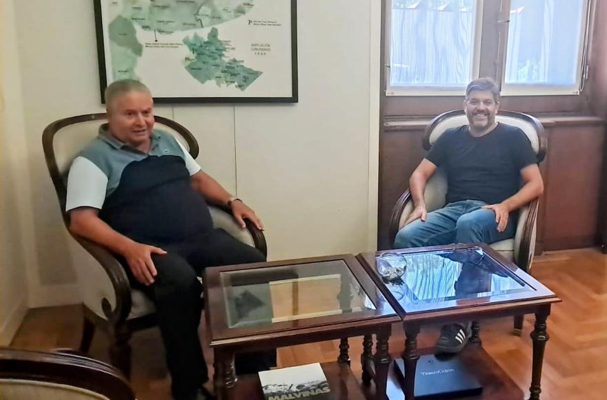 Alessandro mantuvo un encuentro de articulación política con el ministro de Gobierno, Carlos Bianco.