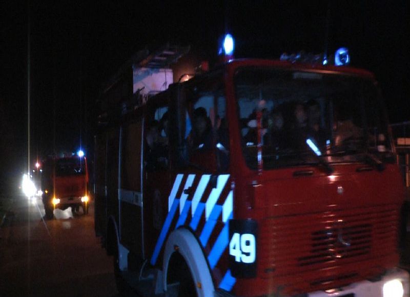 Fue necesaria la intervención de los bomberos.