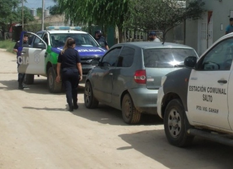 Intervención policial.