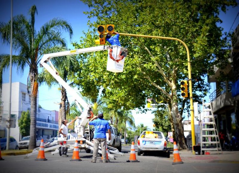 Labores en el centro.