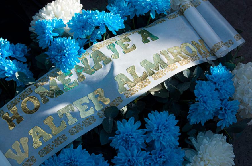 Durante la ceremonia se recordó a los héroes, en especial a Almirón.