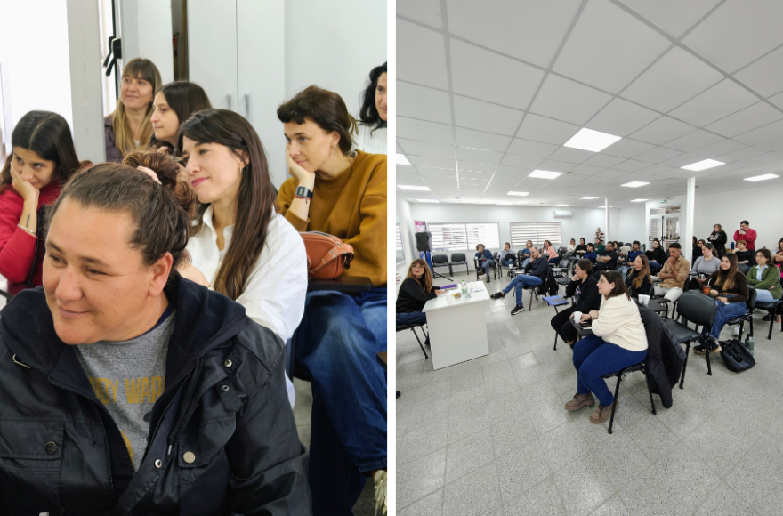 En el Centro Universitario Municipal se llevó a cabo la charla titulada “Discurso y política de una praxis”.