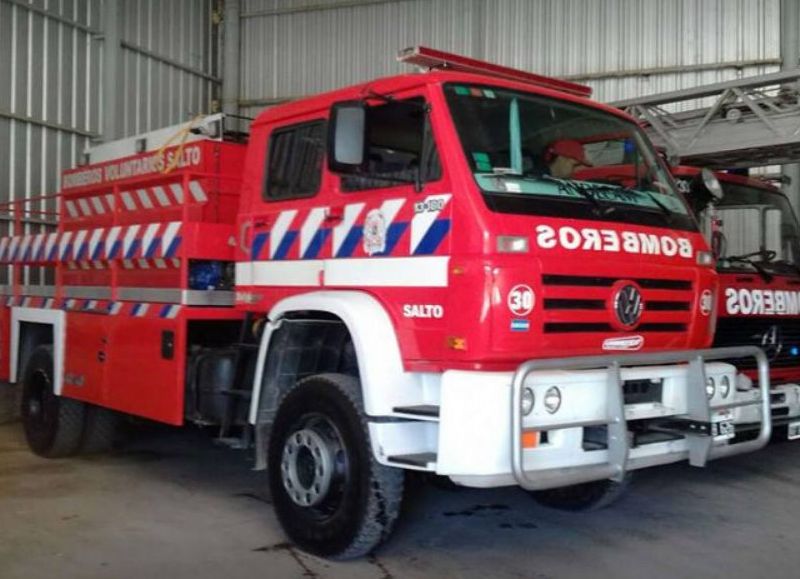 Intervinieron los bomberos.