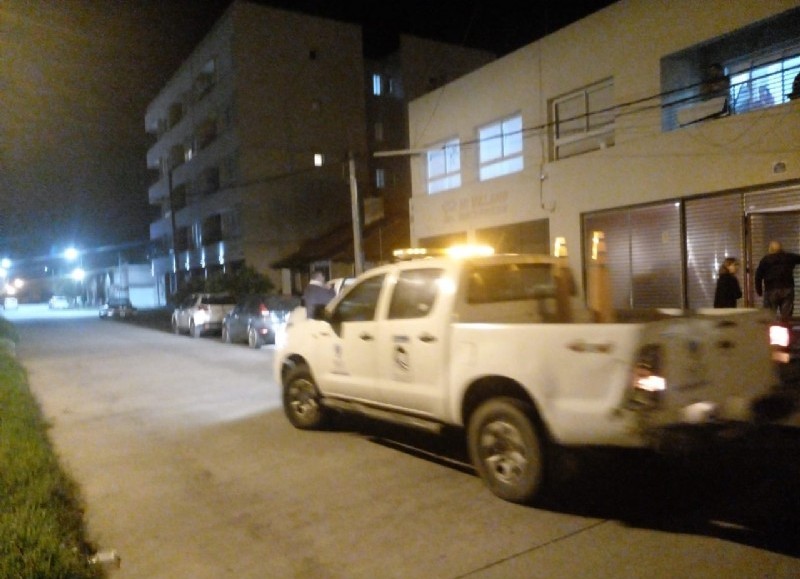 Revuelo en el barrio.