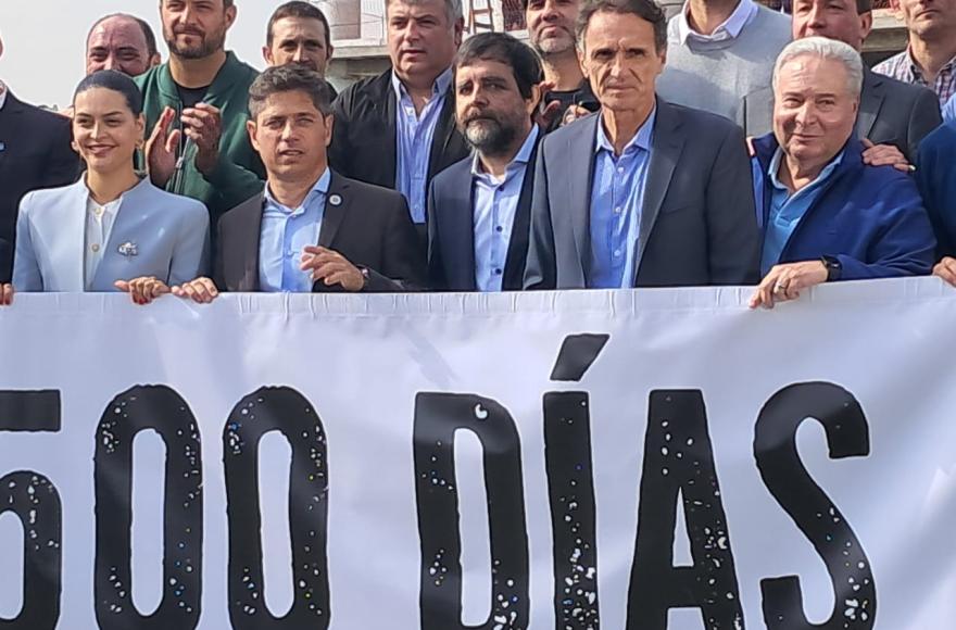 Alessandro acompañó al gobernador Kicillof.