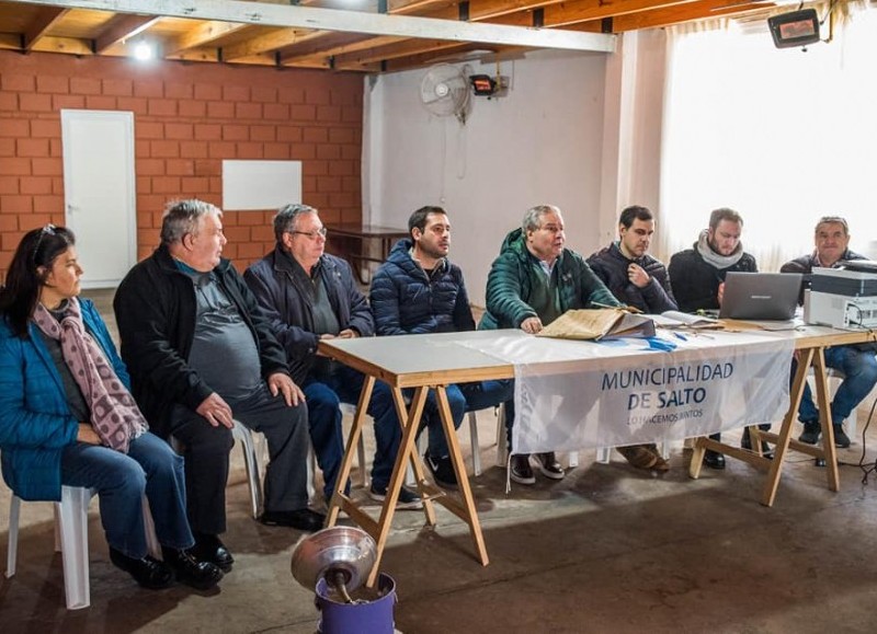 Este jueves el equipo de Gobierno Municipal se hizo presente en la localidad de Inés Indart.