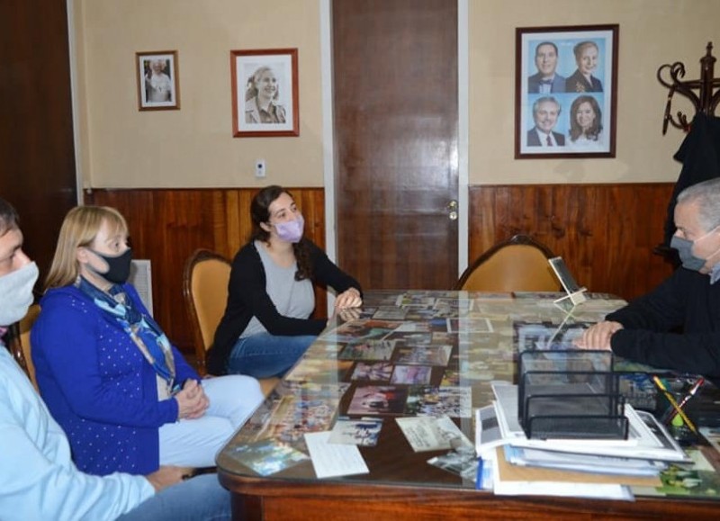 Ceremonia en el Palacio Municipal.