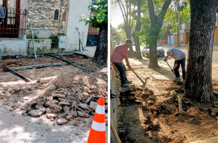 La Municipalidad de Salto informó que continúan los trabajos de infraestructura en distintos puntos de la ciudad.