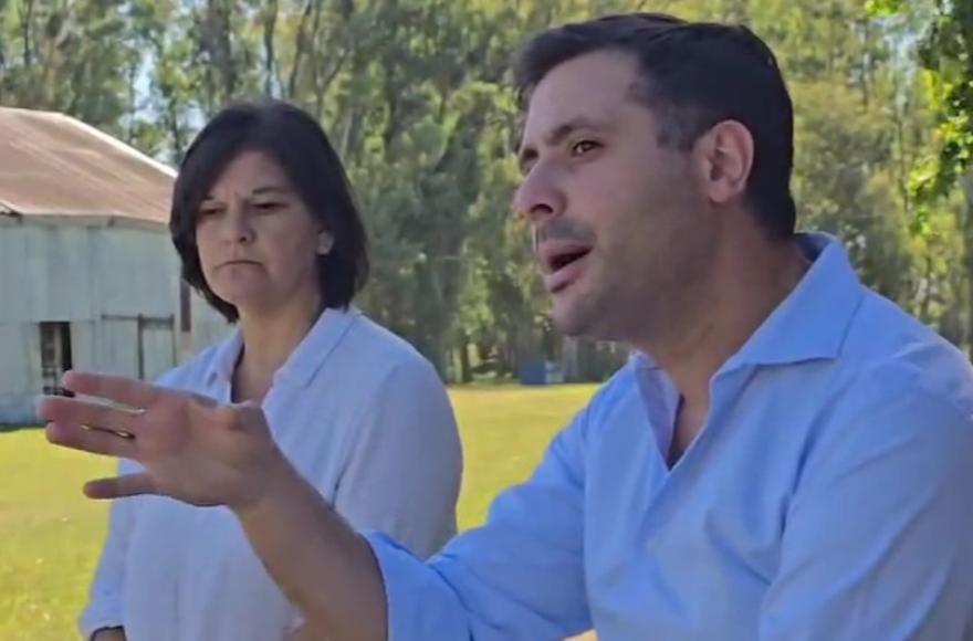 Exposición del secretario general, Camilo Alessandro.