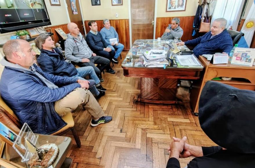 Encuentro encabezado por el intendente.